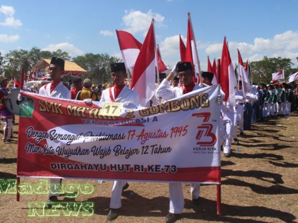 Siswa SMK Madu Go Ikuti Pawai Karnaval HUT RI ke-73