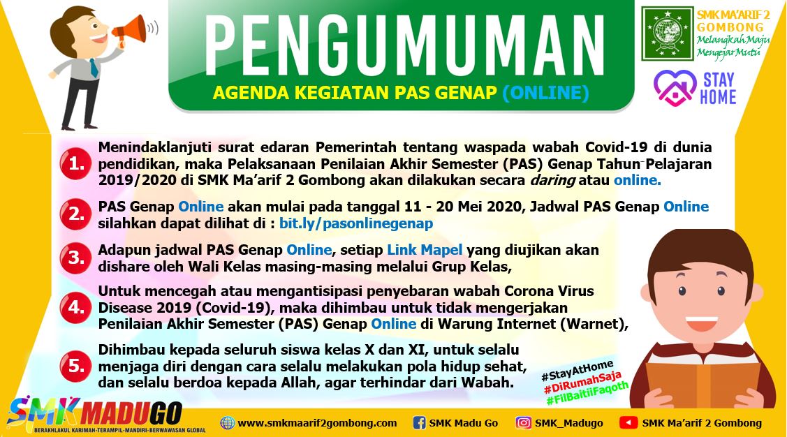 Info PAS Genap Online